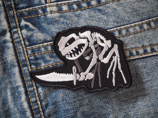 Evil Frog Embroidered Patch