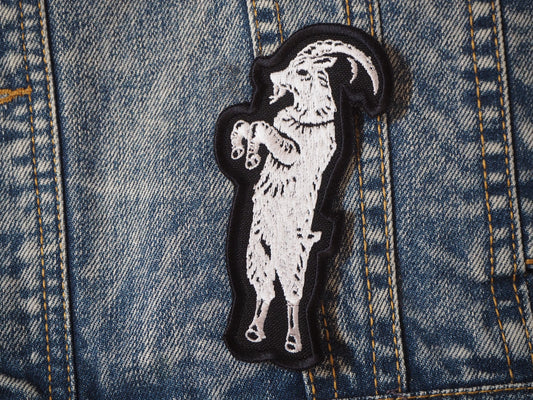 Goat Symbol Embroidered Patch