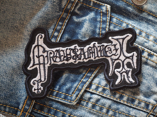 Raw Black Metal Embroidered Patch
