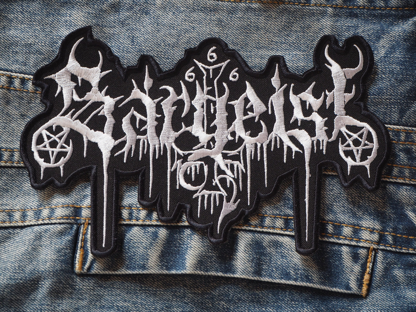 Sargeist Satanic Black Metal Embroidered Patch