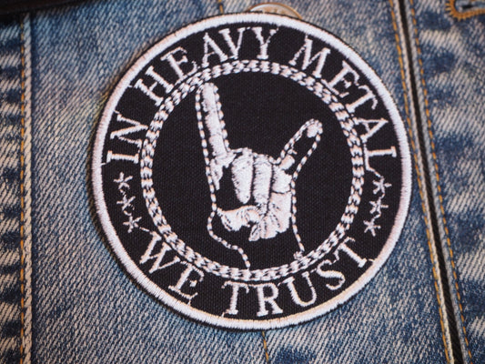 In Heavy Metal We Trust Patch