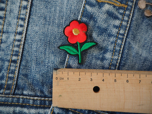 Red Flower mini patch