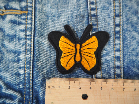 Yellow Butterfly mini patch