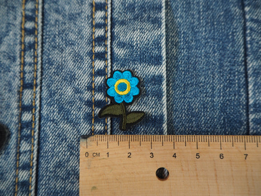 Blue Flower mini patch