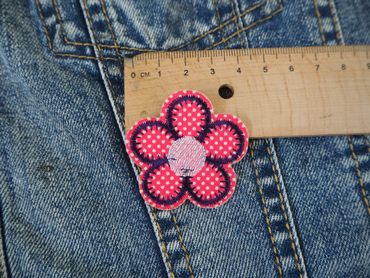 Pink Flower mini patch