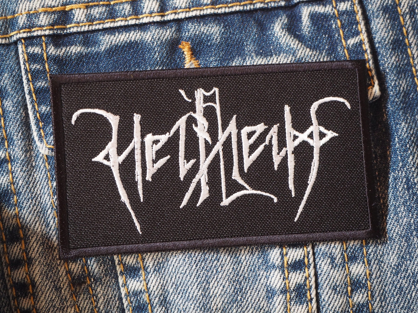 Helheim Black Metal Embroidered Patch