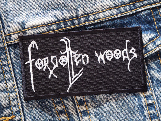 Forgotten Woods Black Metal Embroidered Patch