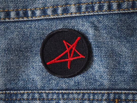 Pentagram Star Embroidered Patch
