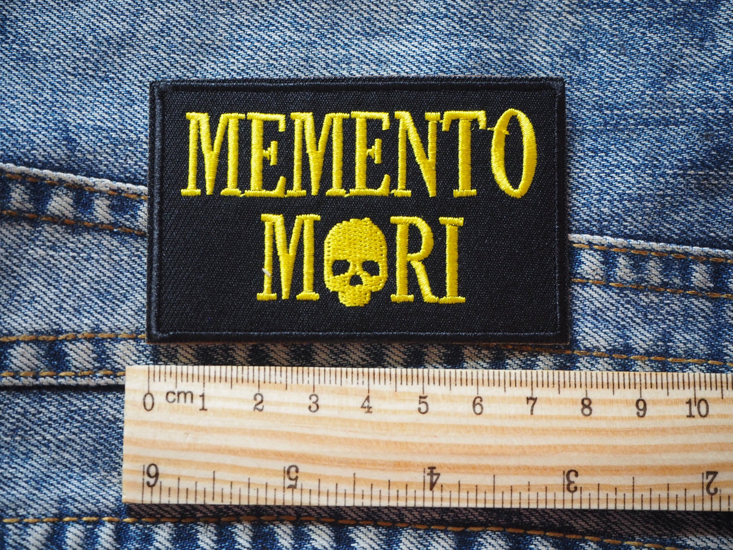 Memento Mori Embroidered Patch