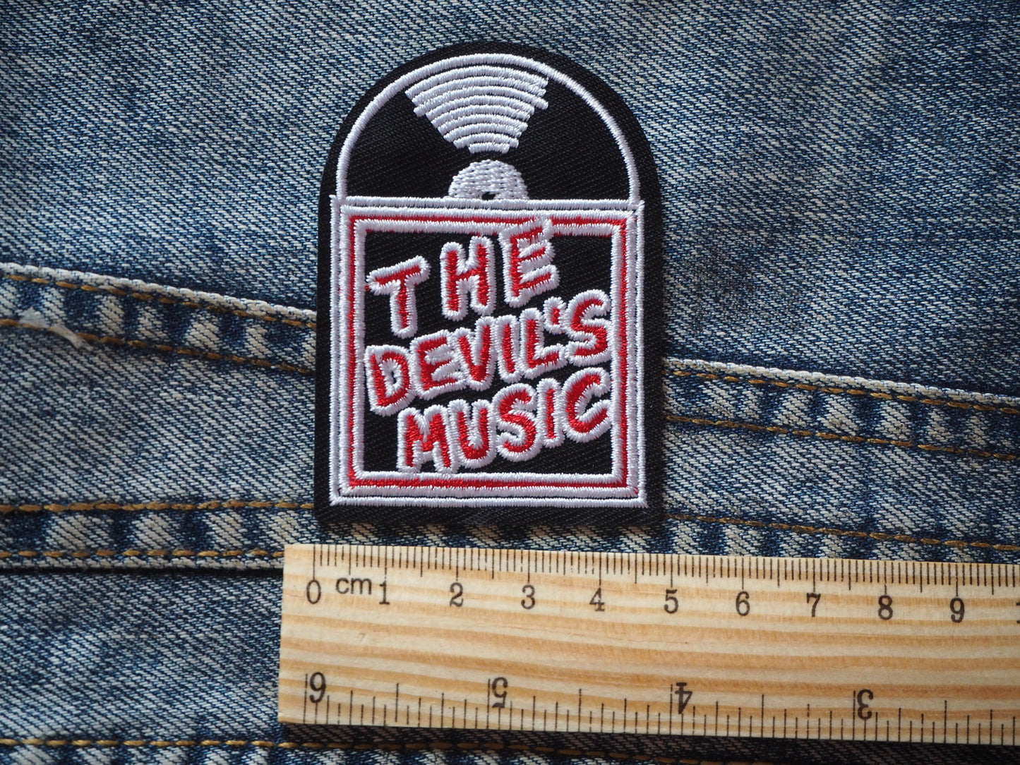The Devil's Music Embroidered Patch