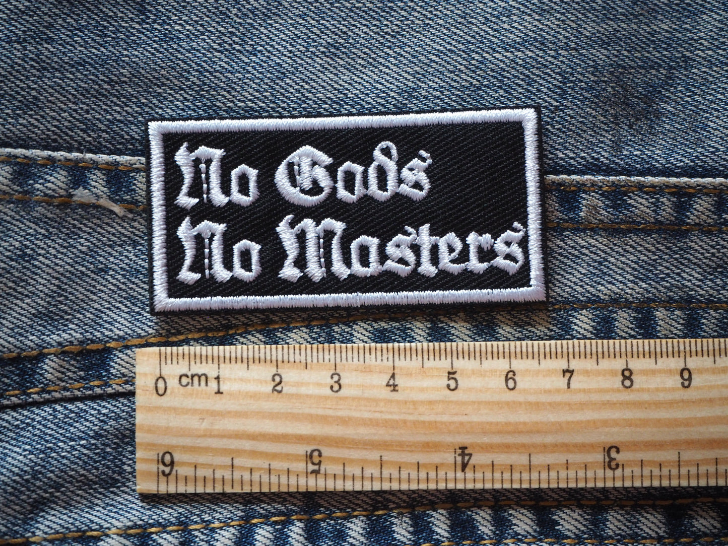 No Gods No Masters Embroidered patch