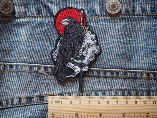 Skull & Raven Patch