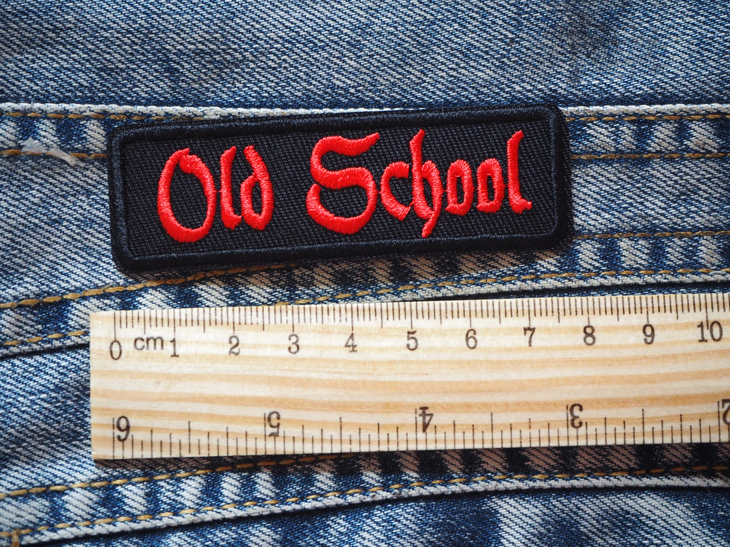 Old School Heavy Metal Embroidered Patch