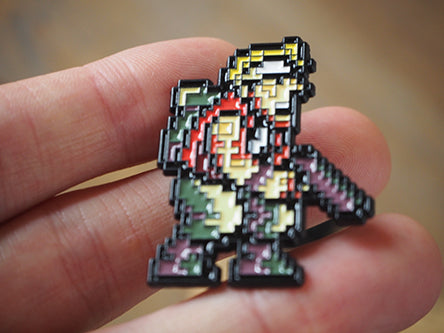 Retro Game Inspired Metal pin