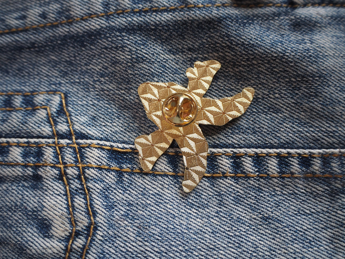 Goat Devil Enamel Metal Pin