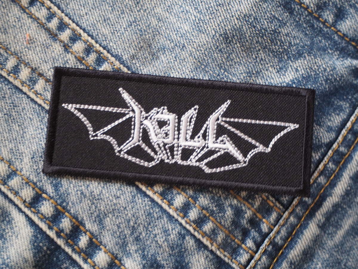 Black Thrash Metal Embroidered Patch