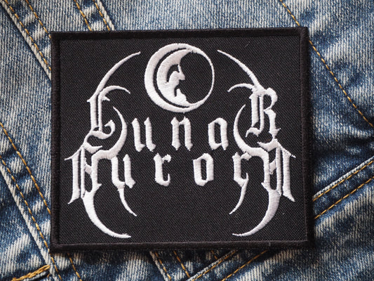 Lunar Aurora Black Metal Embroidered Patch
