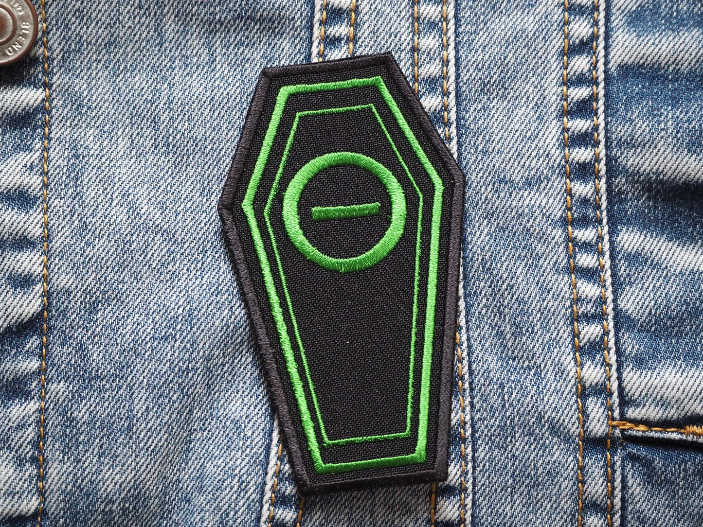 Type O' Negative Coffin Embroidered Patch