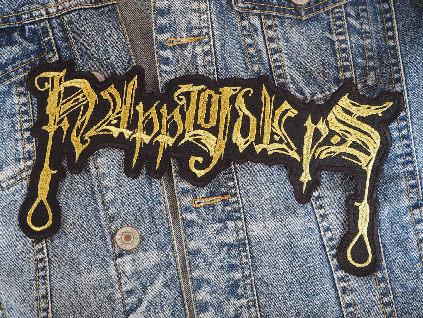 Happy Days dsbm Black Metal Embroidered Patch