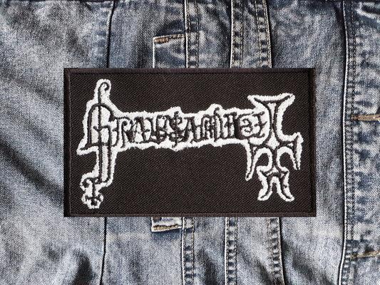 Raw Black Metal Embroidered patch