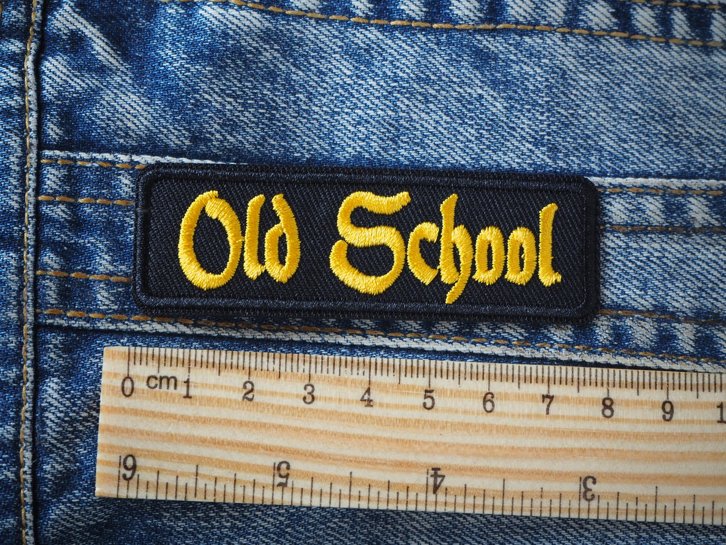 Old School Heavy Metal Embroidered Patch