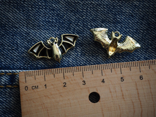 Bat Vampiric Dungeon Synth Mini Metal Pendant