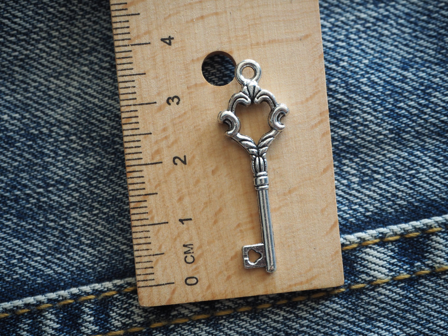 Mystic Key Mini Metal Pendant