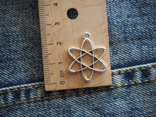 Atom Universe Metal Pendant