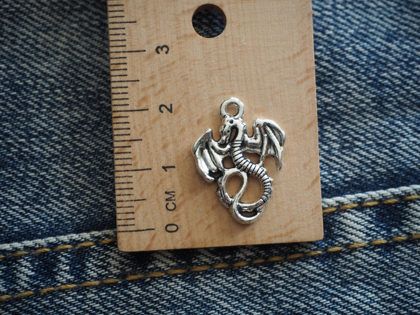 Dragon Dungeon Synth Mini Metal Pendant