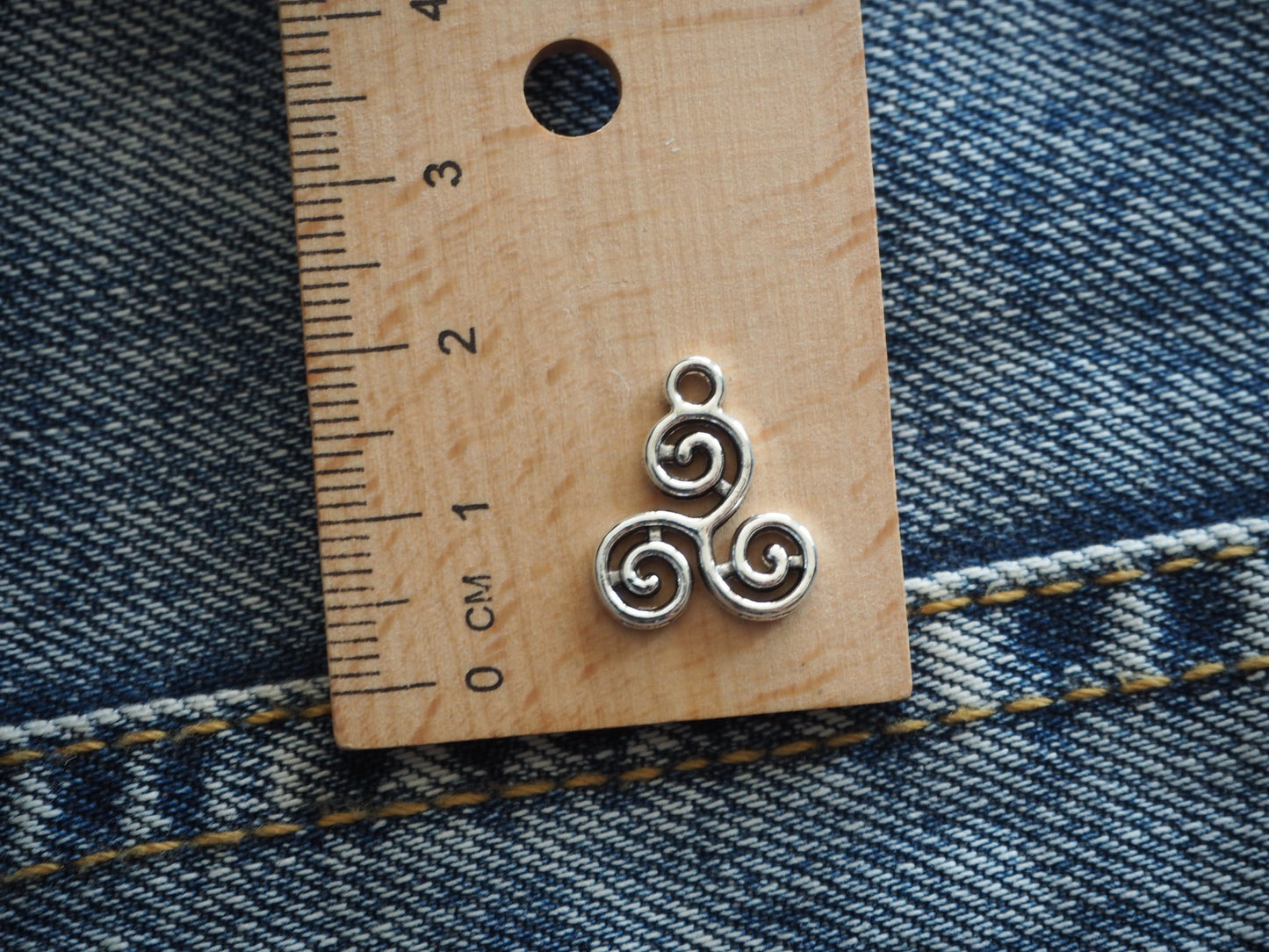 Triskelion Mini Metal Pendant