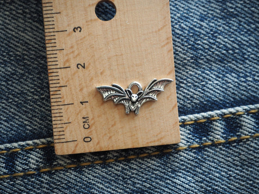 Vampyric Bat Dungeon Synth Mini Metal Pendant