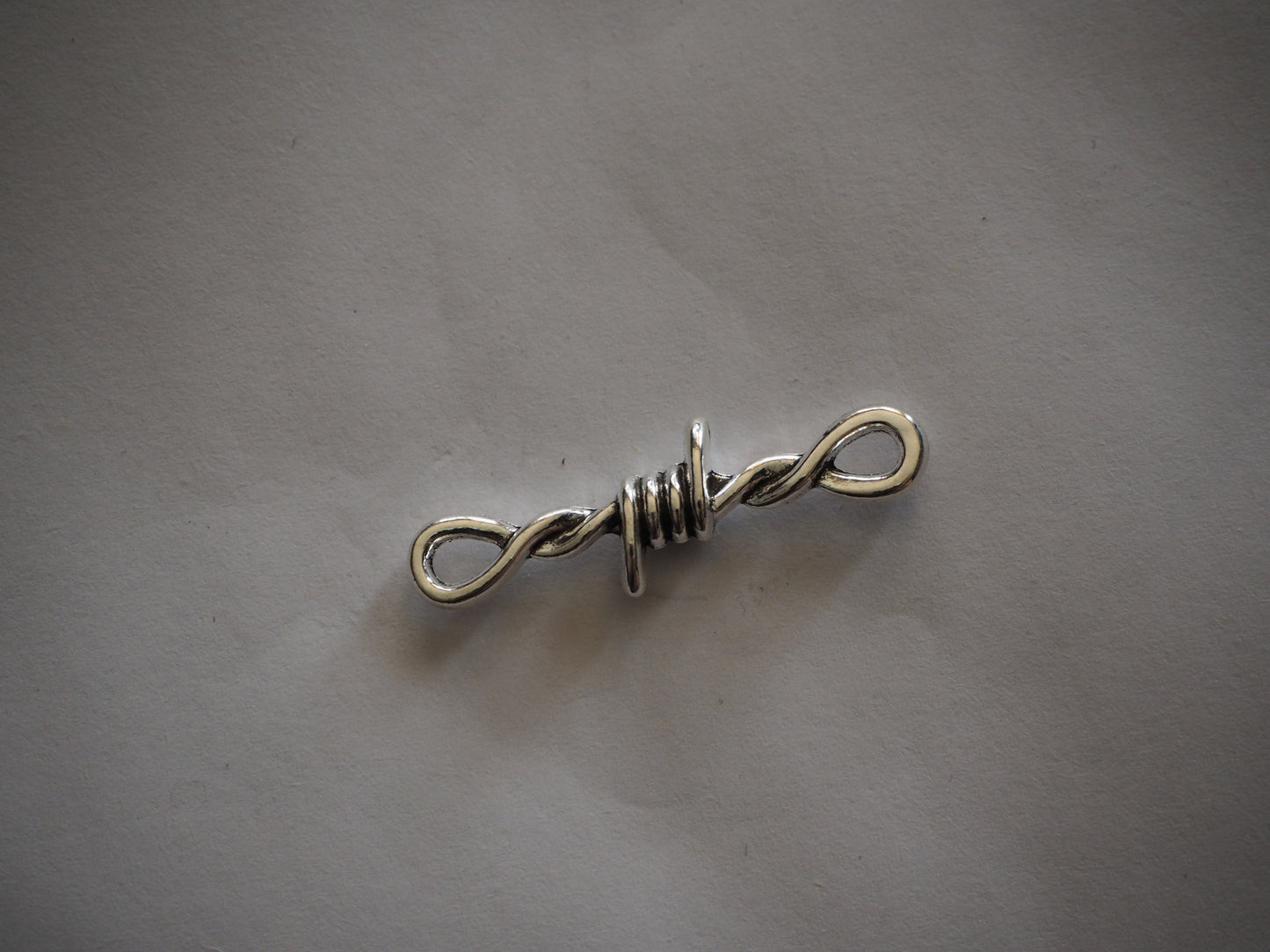 Barbed Wire Mini Metal Pendant