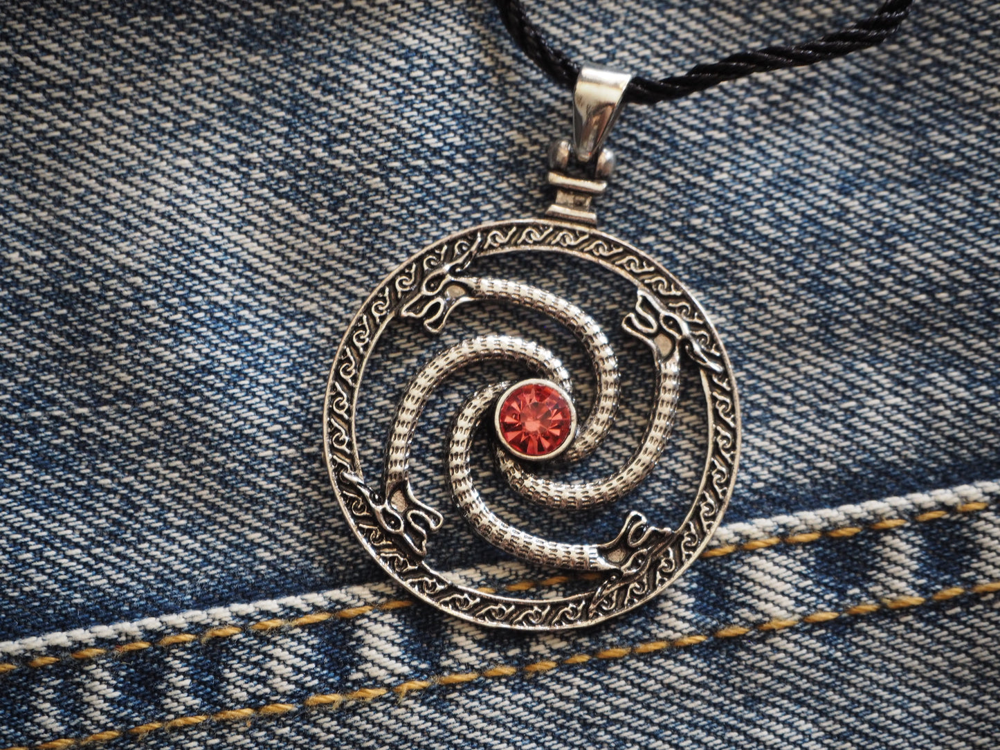 The Serpent Cult Metal Pendant