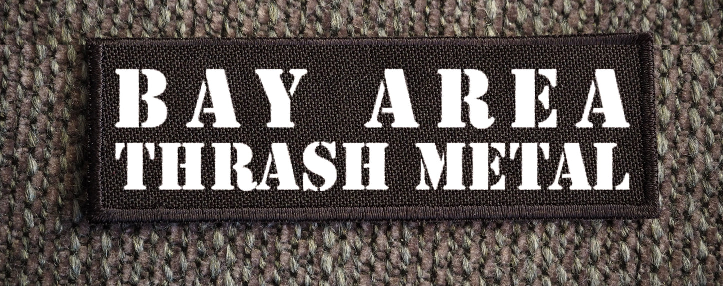 Bay Area Thrash Metal Embroidered Patch