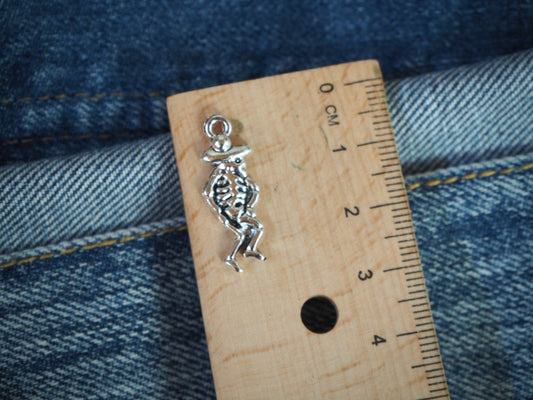 Skeleton metal pendant