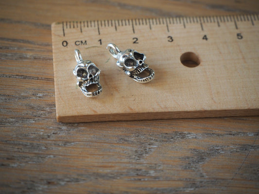 Skull metal pendant