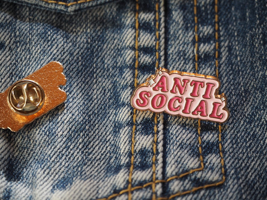 Anti Social pin