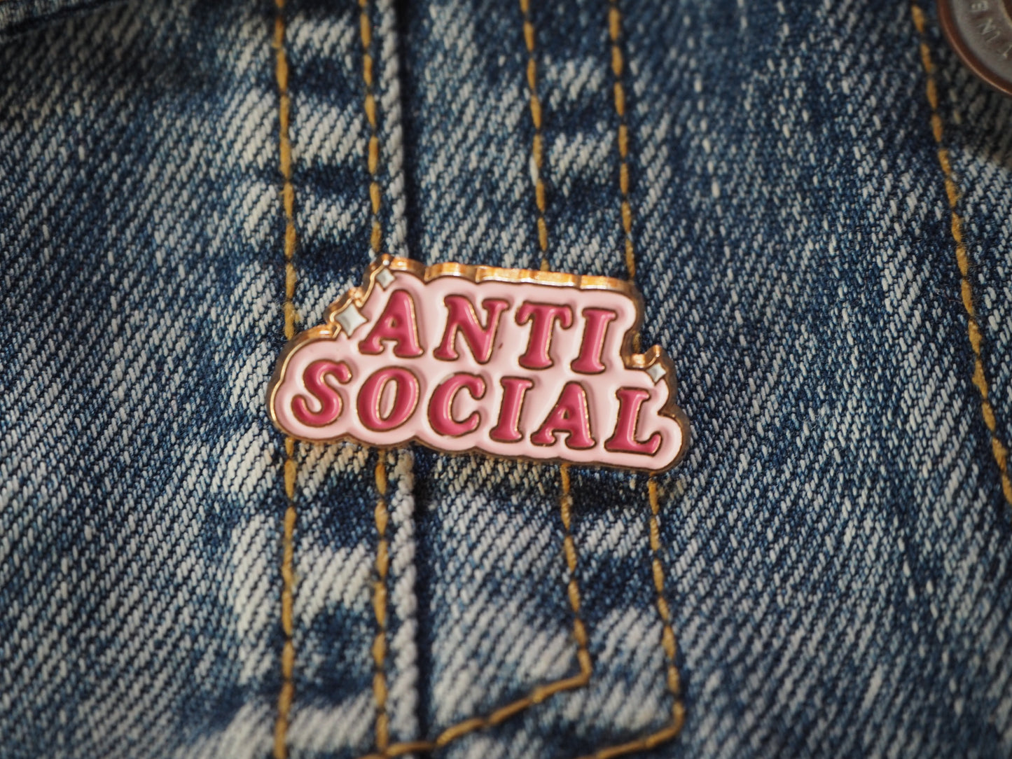 Anti Social pin