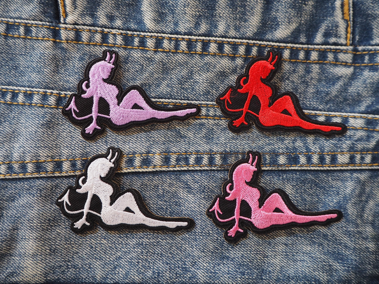 DEVIL GIRL Embroidered patch