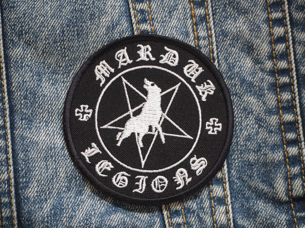 Black Metal Sweden Marduk Embroidered Patch