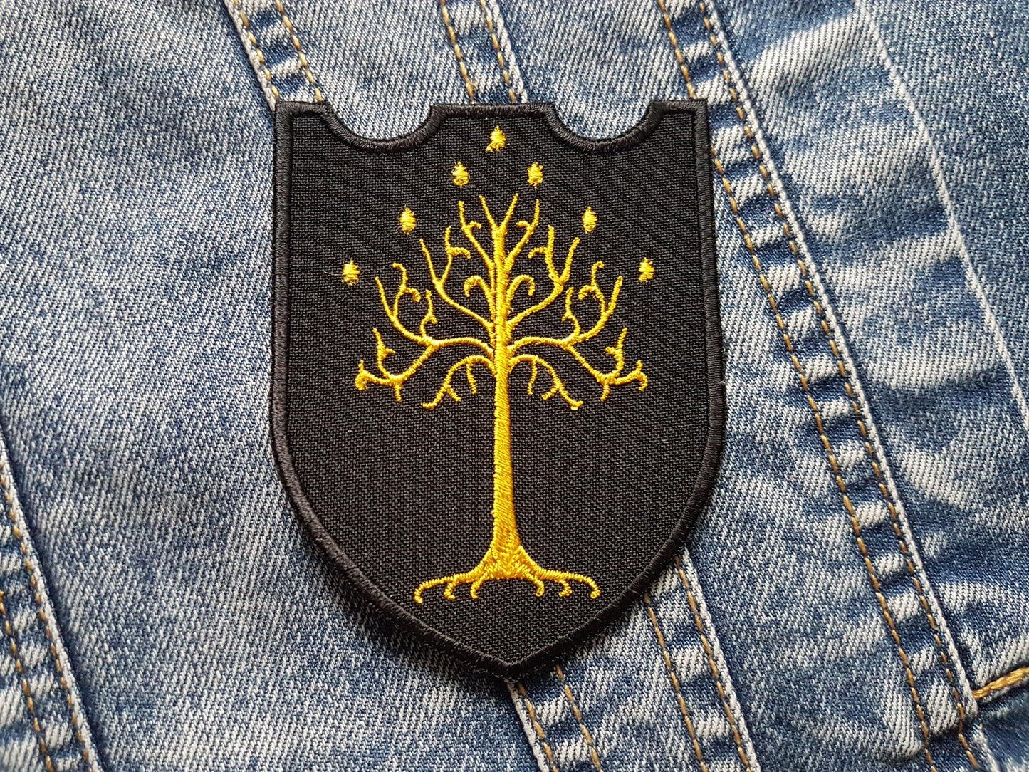 White Tree of Gondor Embroidered Patch