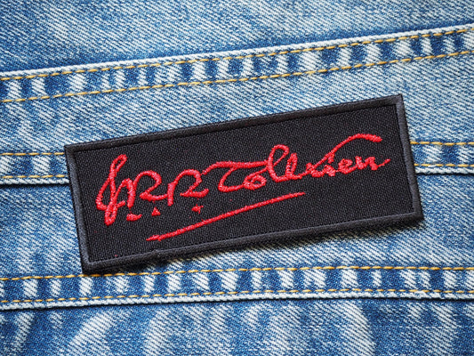 J.R.R.Tolkien signature Embroidered Patch