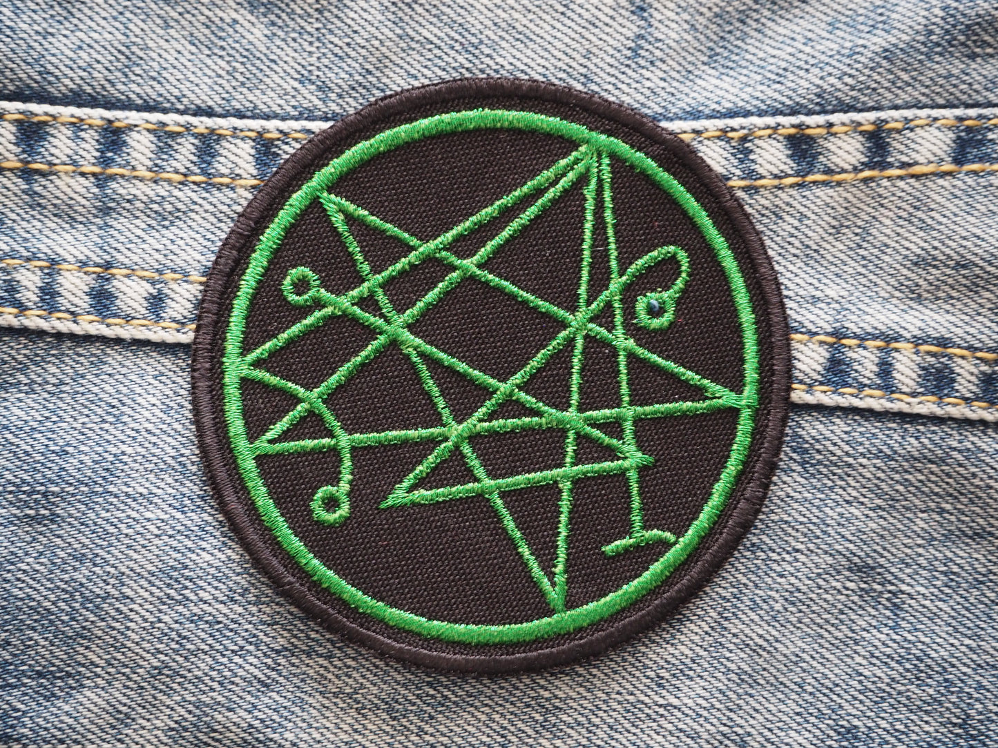 - Necronomicon Symbol Embroidered Patch