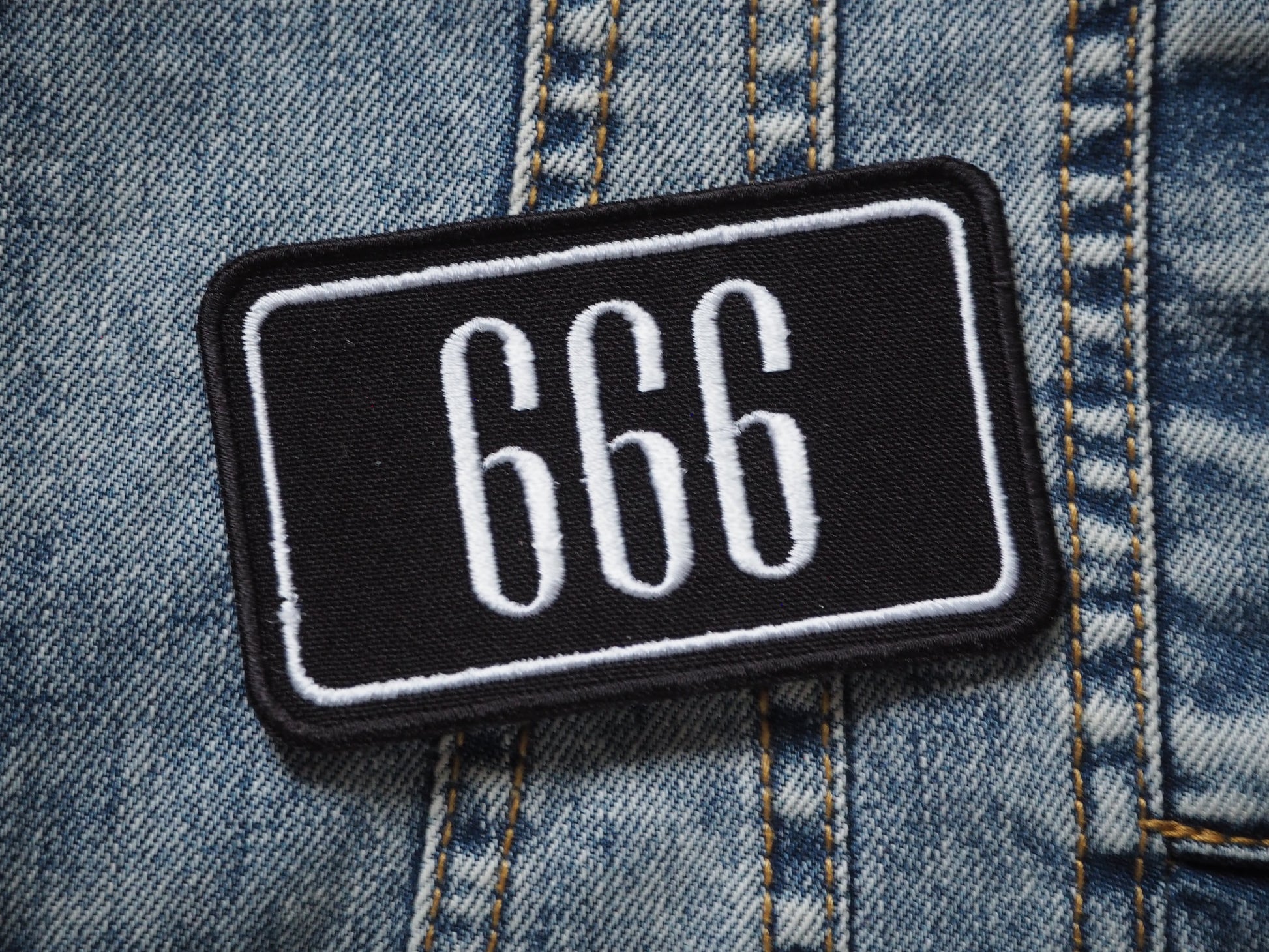 666 Devil Embroidered Patch – IngridPatches