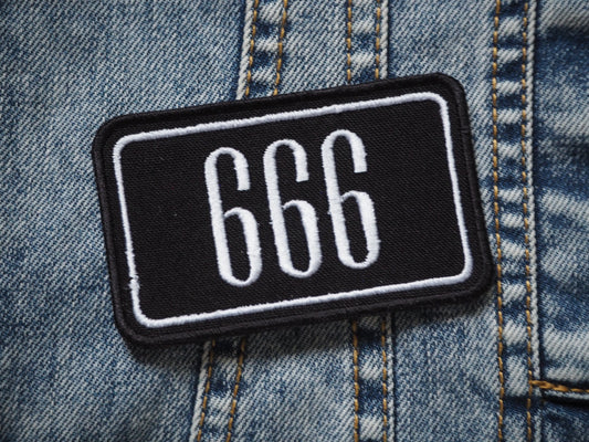 666 Devil Embroidered Patch