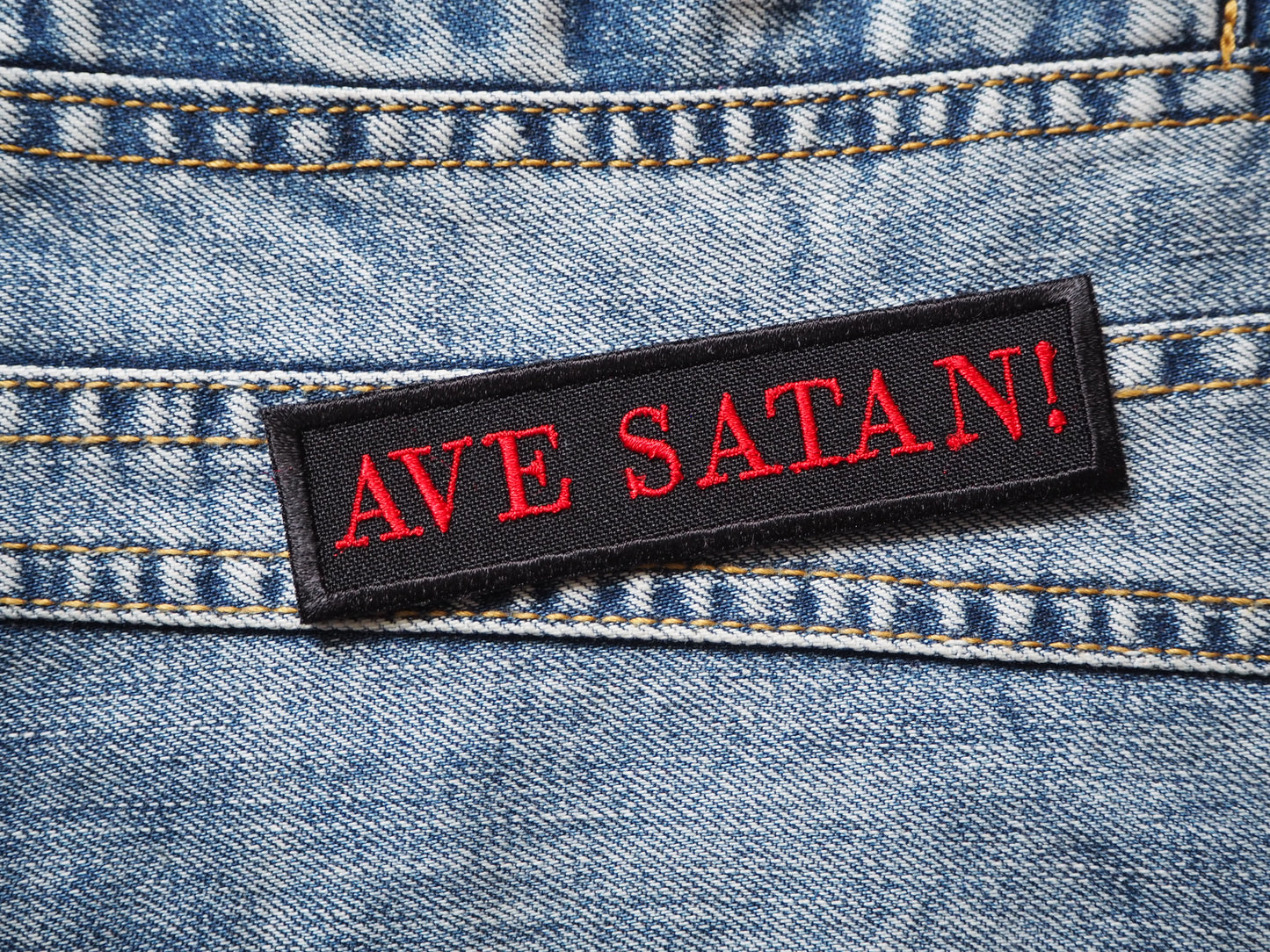 Ave Satan! Embroidered Patch