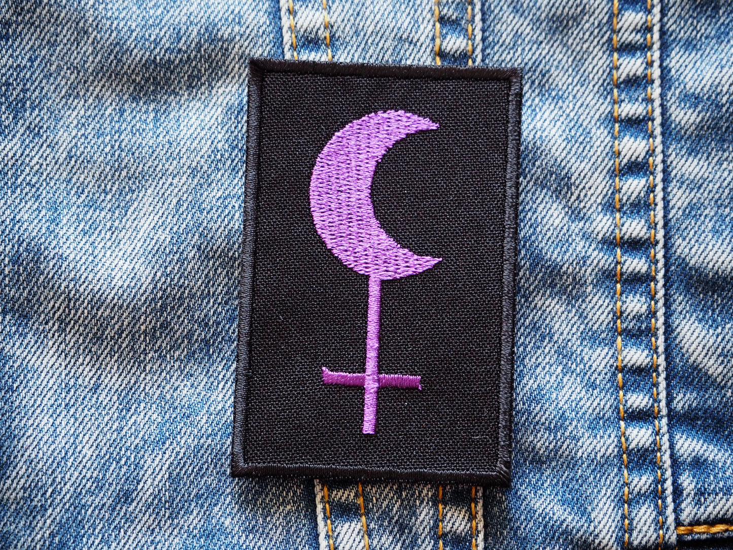 Lilith Symbol Occult Lune Embroidered Patch