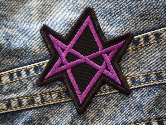 Occult Hexagram Embroidered Patch