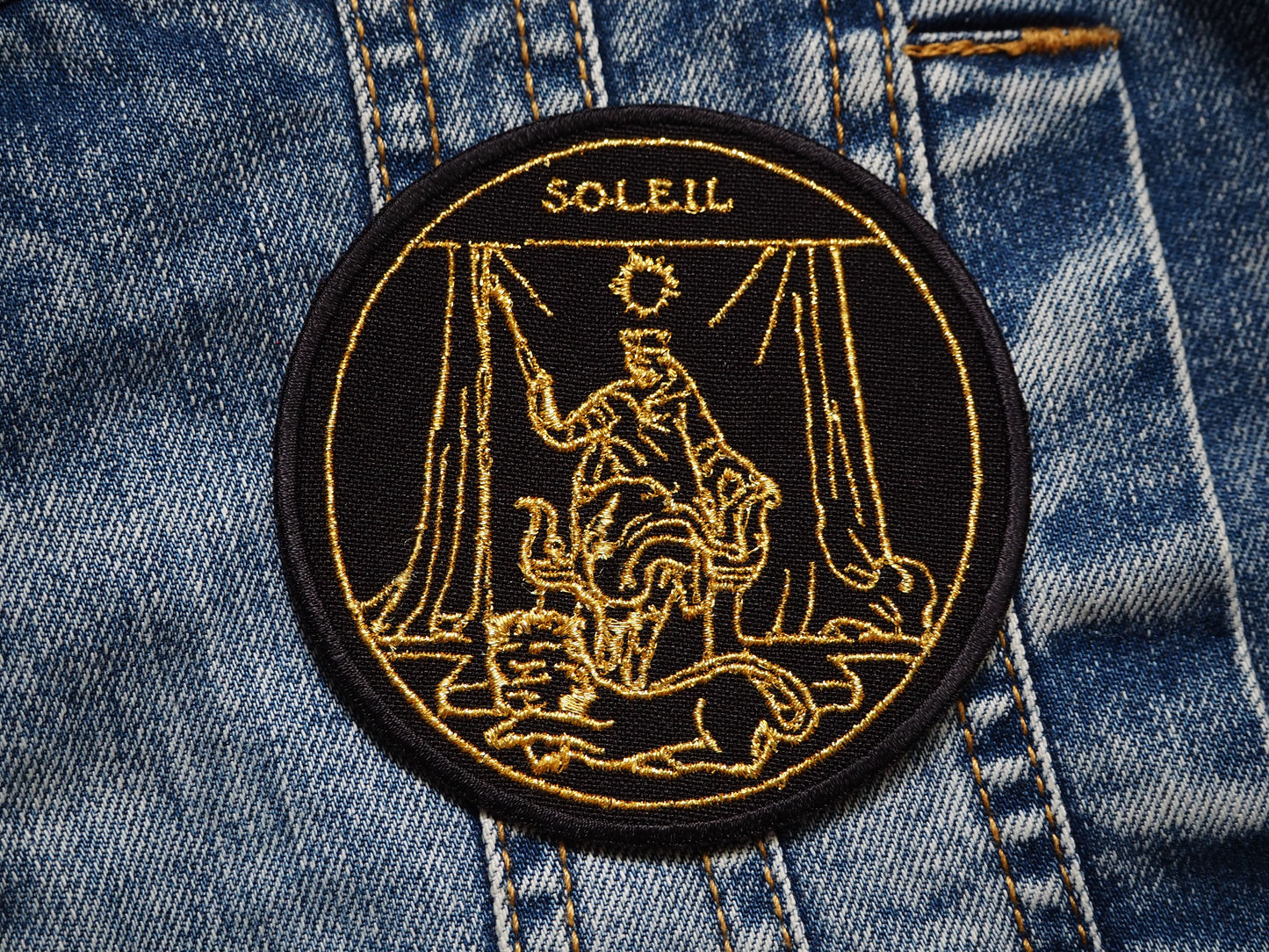 Soleil Occult Planet Embroidered Patch