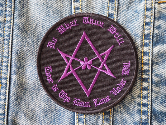 Hexagram Aleister Crowley Occult Embroidered Patch